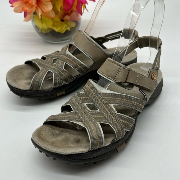 Foot Joy Tan Golf Sandals Size 6 MCS6820H - Picture 1 of 7